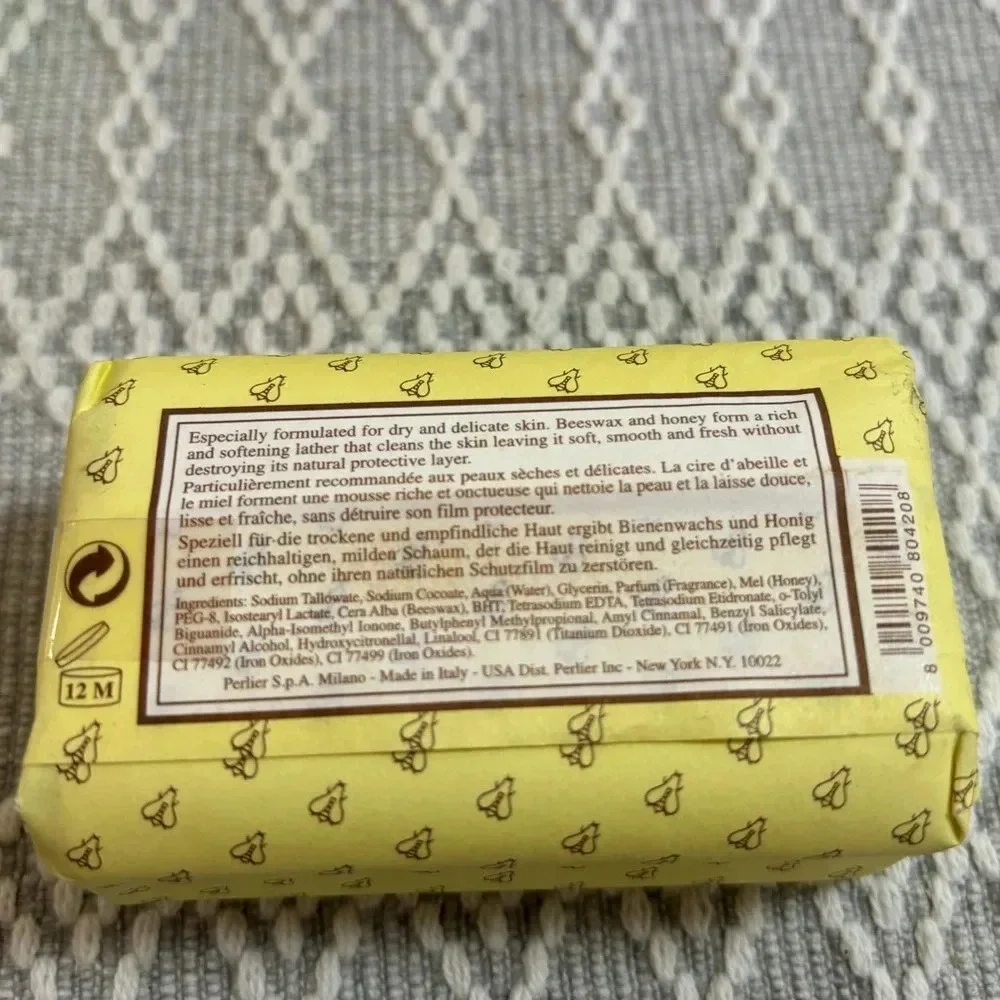 Perlier Bundle. 2-Honey Soap, 1-Body Balm, 1-Soothing‎ Hand Cream.